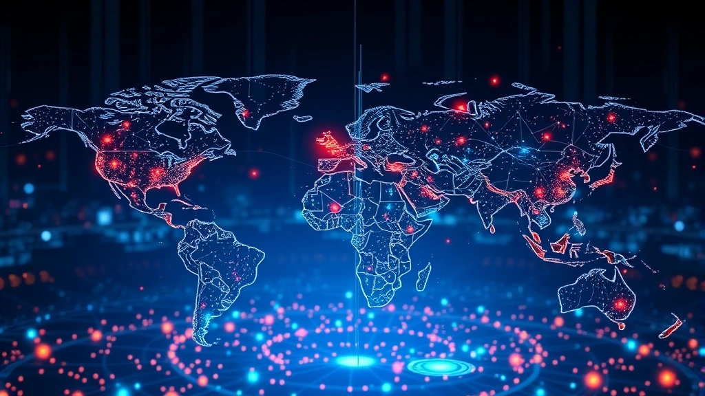 Split-screen visualization showing global network connectivity with streaming data flowing across continents, digital infrastructure nodes and connections illuminated, abstract representation of worldwide content distribution system, photorealistic digital art style