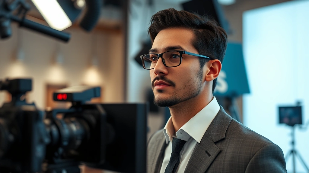 Entertainment industry professional in modern production setting, contemporary styling and professional appearance, thoughtful expression suggesting character depth, studio lighting and professional cinematography, no visible text or digital interfaces