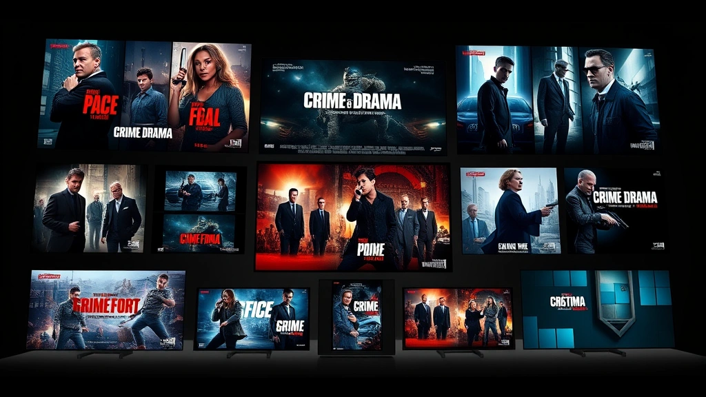 Contemporary digital media landscape showing multiple screens displaying various crime drama promotional materials, streaming platforms, and visual design elements, representing cultural influence and cross-media adaptation of iconic design language